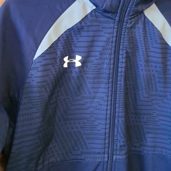 Under Armour Men's Full Zip Navy Jacket Size M - Picture 2 of 9